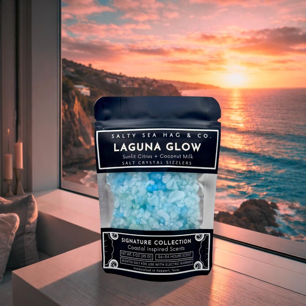 Laguna Glow Salt Crystal Sizzlers | Sunlit Citrus + Coconut Milk Scent - Picture 4 of 8